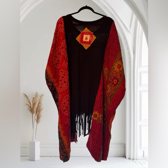 THE DOORS Kantha Layer Handmade Oversized Size Inclusive Granny D Originals - Picture 6 of 6